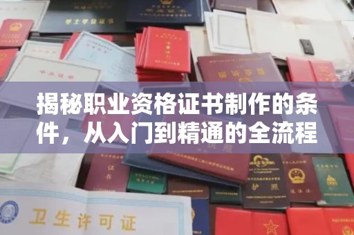 岭东揭秘职业资格证书制作的条件，从入门到精通的全流程解析